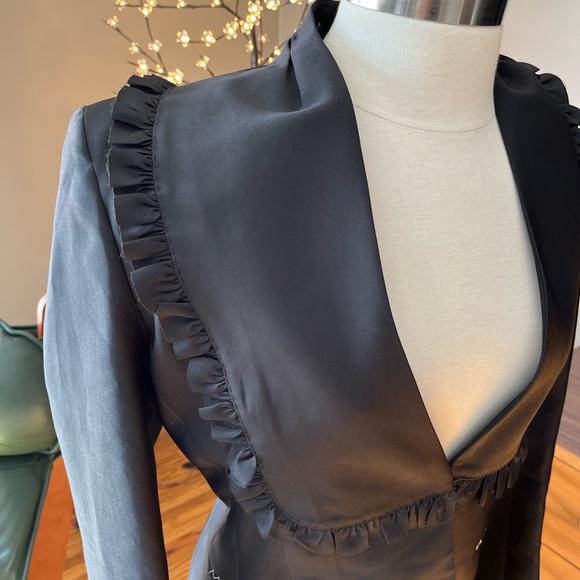 👠NWT Leon Max luxury limited edition silk billowed sport coat - Picture 2 of 14